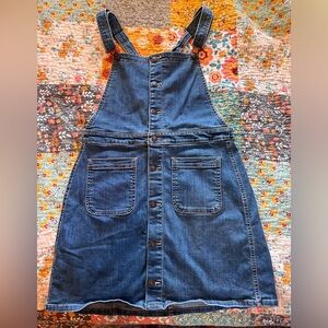 Button up denim dress